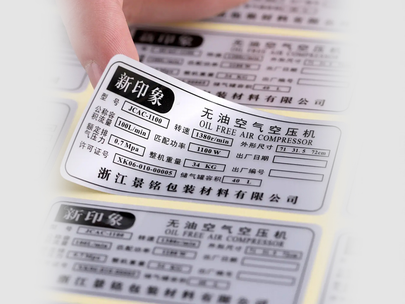 哑银不干胶